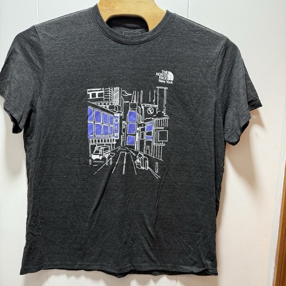 The North Face Men's Size 2X‎ XXL Grey T-Shirt New York Times Square - Picture 1 of 5